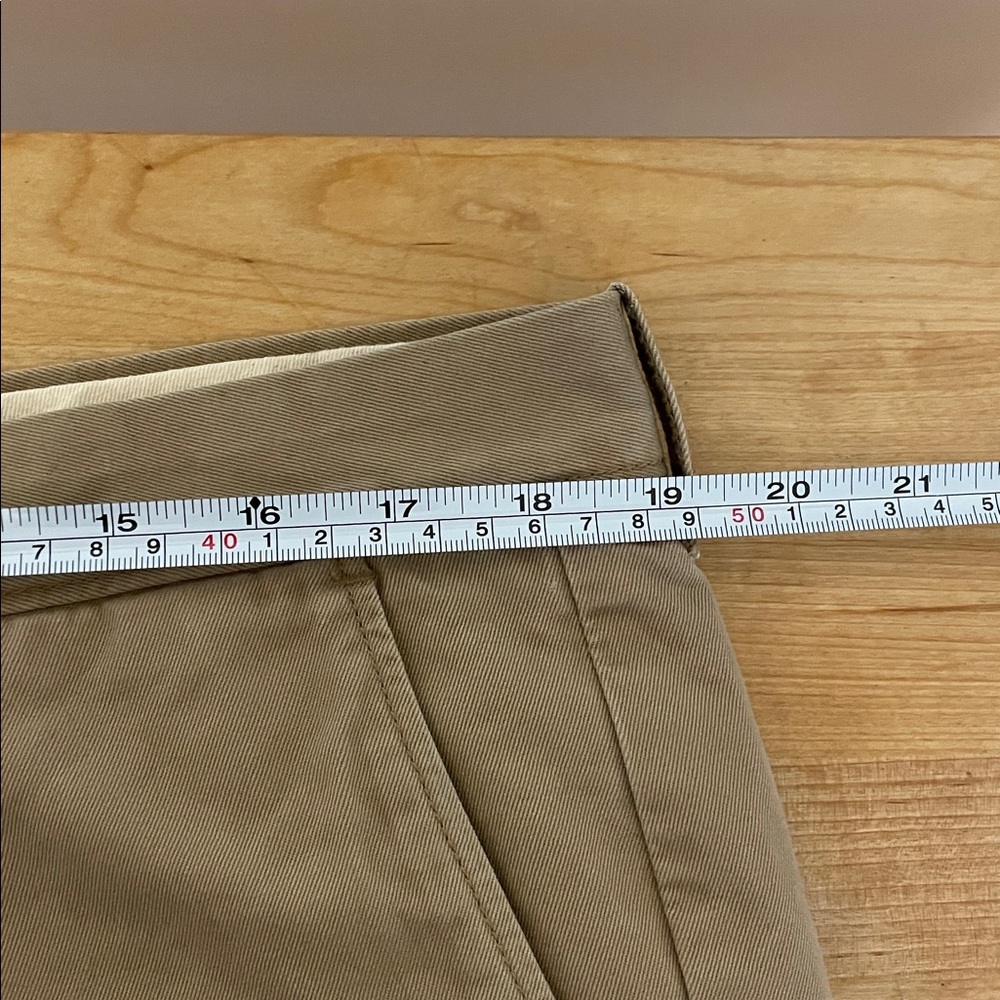 J. Crew broken in tan khaki casual work pants men’s size 36X34 - Picture 15 of 16